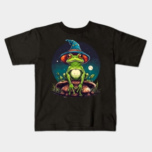Frog Wizard Kids T-Shirt